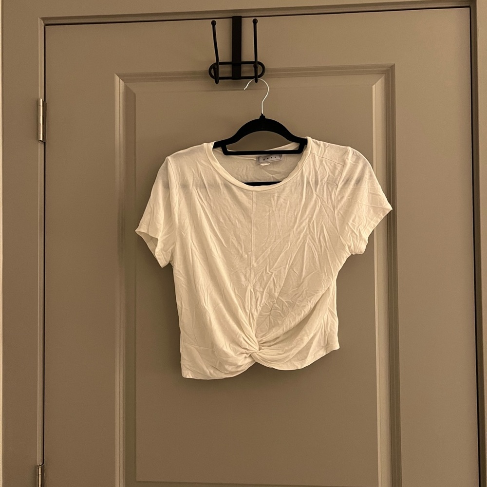 White Crop Top